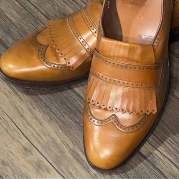 ALLEN EDMONDS Winslow Men\'s Burgundy Wintip Brogue Kiltie Loafer 9 1/2 B main image 11